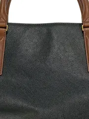 Vorschaubild 3 von Damen Henkeltasche Leder Schwarz Braun Crossbody Handtasche