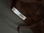 Vorschaubild 3 von Damen Top Modern Braun Gr. 38/M Rippstrick Asymmetrisch