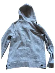 Vorschaubild 2 von Damen Sweatjacke Kapuzenjacke Gr. XL grau meliert Wolle