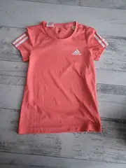 Vorschaubild 3 von Kinder T-Shirt Gr. 140 Rosa Kurzarm Aeroready Sport Mädchen