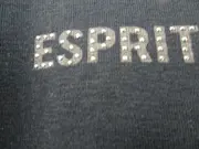 Vorschaubild 3 von Damen Langarmshirt Gr. 38/M Schwarz Casual mit Schriftzug