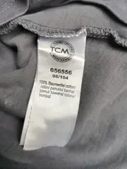 Vorschaubild 4 von TCM Mädchen Twin Set Blumenmuster Kurzarm Blau Gr. 104 Baumwolle Casual
