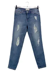 Vorschaubild 1 von Damen Destroyed Jeans Boyfriend W24/L32 Blau Casual