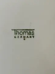 Vorschaubild 3 von Thomas Germany Porzellan Schüssel Dekoschale Blumenmuster Grün Weiß Retro