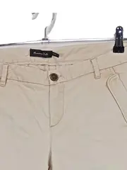Vorschaubild 2 von Damen Chinohose Stoffhose Beige Gr. 40 W31 L28 Baumwolle