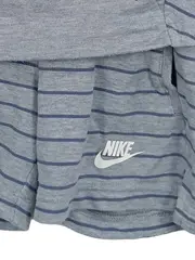 Vorschaubild 7 von Mädchen Tanktop & Shorts Set Gr. 128 Grau Gestreift Sport Freizeit