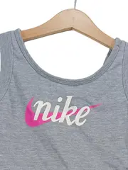 Vorschaubild 3 von Mädchen Tanktop & Shorts Set Gr. 128 Grau Gestreift Sport Freizeit