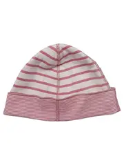 Vorschaubild 1 von Baby Mütze gestreift Rosa Weiß Baumwolle Neugeborene