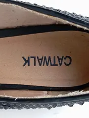 Vorschaubild 3 von Ballerinas Damen Gr. 39 Schwarz Strasssteine Elegant Glamourös