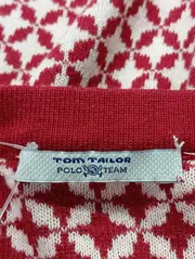 Vorschaubild 2 von Damen Freizeitkleid Gr. 34/XS Rot Weiß Grafisch Strickkleid