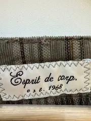 Vorschaubild 5 von Jeansrock Damen Kariert Braun Baumwolle Gr. 36 S Midirock