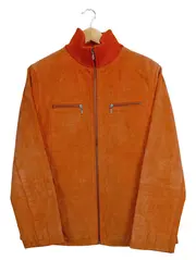 Vorschaubild 1 von TCM Damen Lederjacke Gr. 38 Orange Casual Echtleder