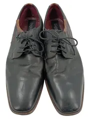 Vorschaubild 2 von Herren Schnürschuhe Gr. 44 Schwarz Business Elegant Klassisch Leder