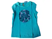 Vorschaubild 1 von T-Shirt Mädchen Kinder Gr. 152 Türkis Dschungel Casual