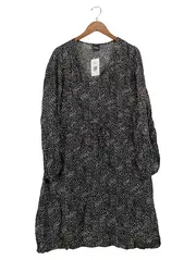 Vorschaubild 1 von Damen Blusenkleid Gr. 44 Schwarz Casual Tunikakleid