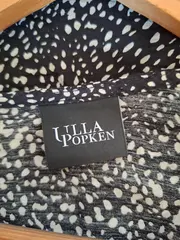 Vorschaubild 3 von Damen Blusenkleid Gr. 44 Schwarz Casual Tunikakleid