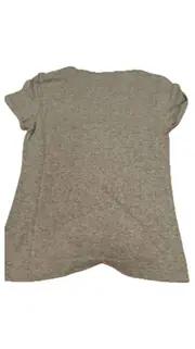 Vorschaubild 5 von T-Shirt Kinder Gr. 164 Grau Logo-Print Kurzarm Sportshirt