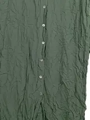 Vorschaubild 6 von Damen Hemdblusenkleid Langarm Grün Casual Gr. XS