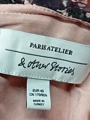 Vorschaubild 4 von Wickelkleid Damen Gr. 40/L Mehrfarbig Blumenmuster