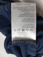 Vorschaubild 4 von Baby Body Gr. 62 Blau Kurzarm Baumwolle Logo-Print