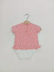 Vorschaubild 2 von Baby Body Gr. 74 Rosa Grafisch mit Rüschen Baumwolle Mädchen