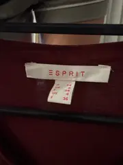 Vorschaubild 4 von Damen Jumpsuit Rot Gr. 34/XS Casual Viskose Overall Raffungen