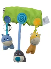 Vorschaubild 1 von Baby Spieluhr Mobile Mehrfarbig Nilpferd Stoff Kinderwagen Bett