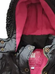 Vorschaubild 8 von Mädchen Leichte Jacke Kinder Gr. 104 Grau Casual Kapuze Herbst Winter