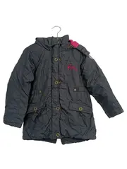 Vorschaubild 1 von Mädchen Leichte Jacke Kinder Gr. 104 Grau Casual Kapuze Herbst Winter
