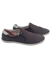 Vorschaubild 1 von Slipper Herren Gr. 42 Grau Casual Slip-On Schuhe