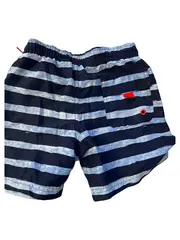 Vorschaubild 3 von Badeshorts Jungen gestreift Gr. 98 Blau Maritim