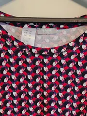 Vorschaubild 7 von Damen Langarmshirt Gr. 48/4XL Mehrfarbig Viskose Muster Casual