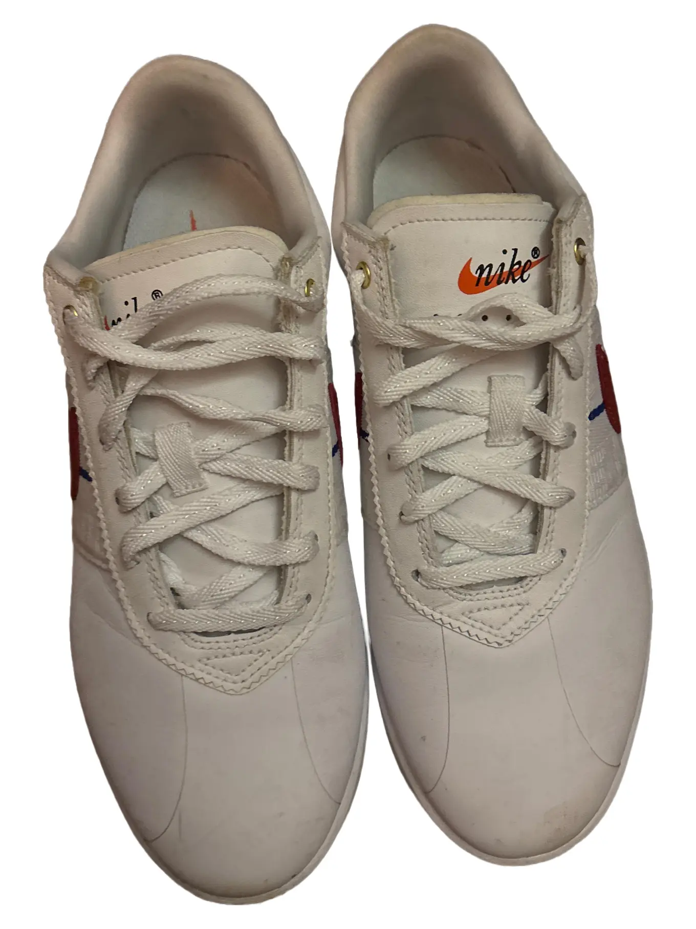 NIKE Sneaker low Damen Gr. 38 Weiß Casual Sportschuhe