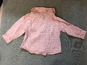 Vorschaubild 2 von Hemdbluse Mädchen Gr. 80 Rosa Blumenmuster Baumwolle