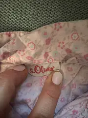 Vorschaubild 3 von Hemdbluse Mädchen Gr. 80 Rosa Blumenmuster Baumwolle