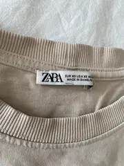 Vorschaubild 4 von Damen T-Shirt Basic Beige Gr. 34/XS Kurzarm Rippstrick