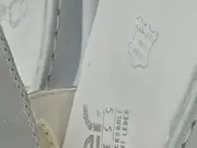 Vorschaubild 5 von Damen Sandalen Gr. 37 Silber Klettverschluss Leder Modern Freizeit