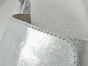 Vorschaubild 9 von Damen Sandalen Gr. 37 Silber Klettverschluss Leder Modern Freizeit