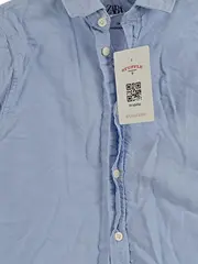 Vorschaubild 3 von Kinder Hemd Jungen Gr. 122 Blau Baumwolle Langarm Freizeithemd