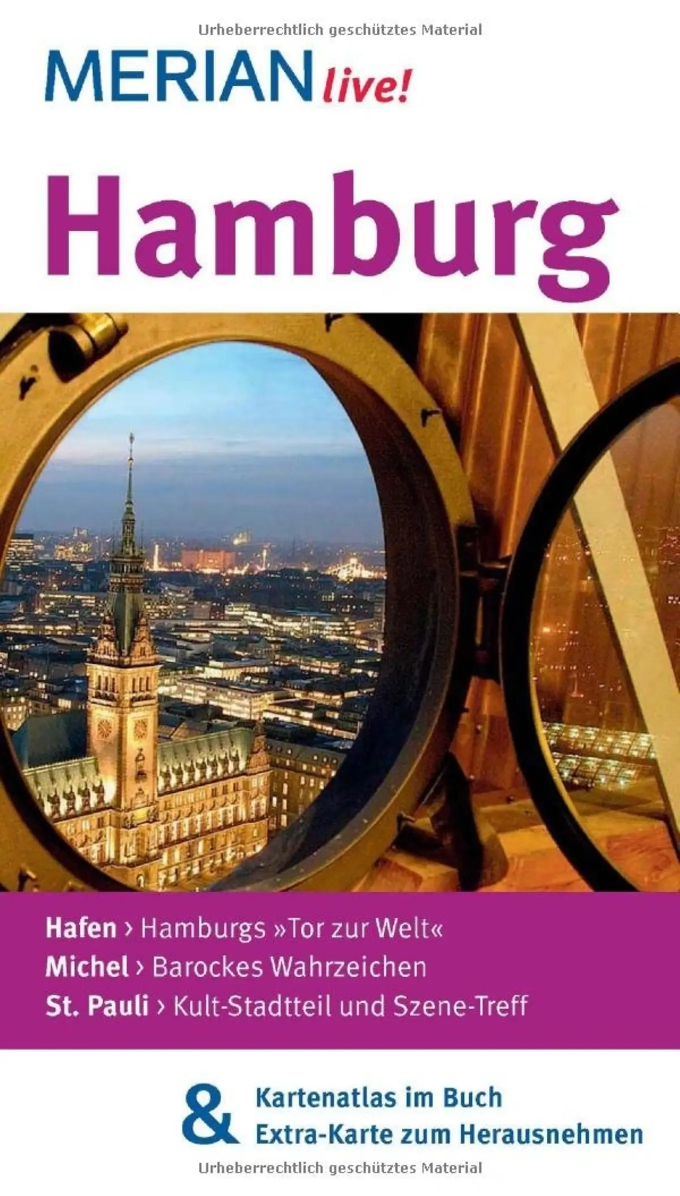 MERIAN live! Hamburg Reiseführer mit Karte & Extra-Karte Taschenbuch