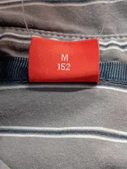 Vorschaubild 4 von Kinder Freizeithemd Gr. 152 Grau Gestreift Casual Langarm Baumwolle