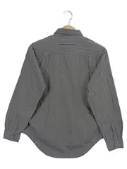 Vorschaubild 2 von Kinder Freizeithemd Gr. 152 Grau Gestreift Casual Langarm Baumwolle