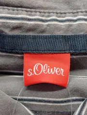 Vorschaubild 3 von Kinder Freizeithemd Gr. 152 Grau Gestreift Casual Langarm Baumwolle