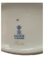 Vorschaubild 2 von KAISER Butta Vase Porzellan Weiß Abstrakt Elegant 24cm Metallic