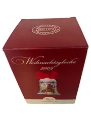 Vorschaubild 1 von Weihnachtsglocke Island 2009 Porzellan weiß 8cm