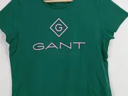 Vorschaubild 3 von Damen T-Shirt Gr. L Grün Casual Logo-Print