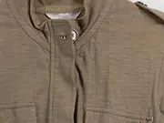 Vorschaubild 3 von Damen Leichte Jacke Gr. 38 Beige Casual Übergangsjacke Baumwolle