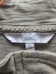 Vorschaubild 5 von Damen Leichte Jacke Gr. 38 Beige Casual Übergangsjacke Baumwolle