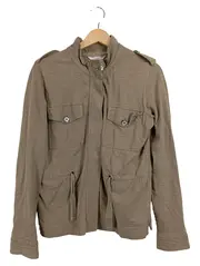 Vorschaubild 1 von Damen Leichte Jacke Gr. 38 Beige Casual Übergangsjacke Baumwolle