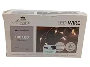 Vorschaubild 1 von Anna's Lichterkette 100 LED 5m Silber Warmweiß Batterie Weihnachten